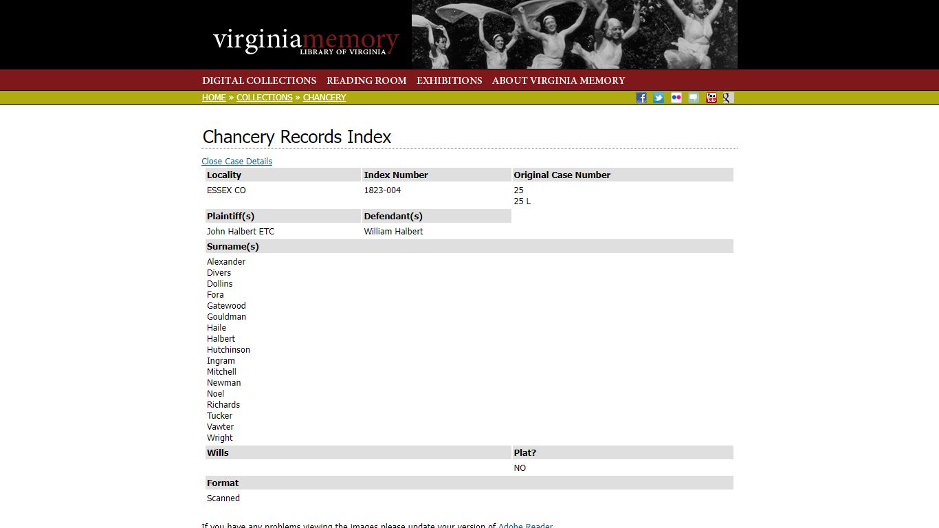 Virginia Memory: Chancery Records Index - 057-1823-004